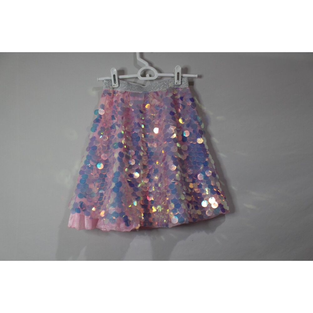 JoJo Siwa Skirt Costume Sparkle Sequins Flowy M‎